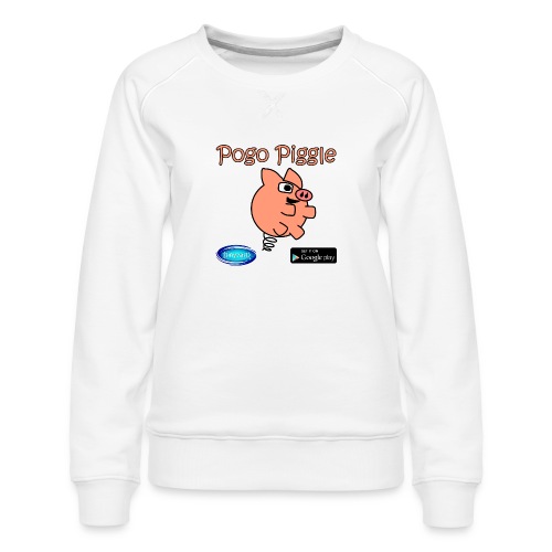 Pogo Piggle - Women's Premium Slim Fit Sweatshirt