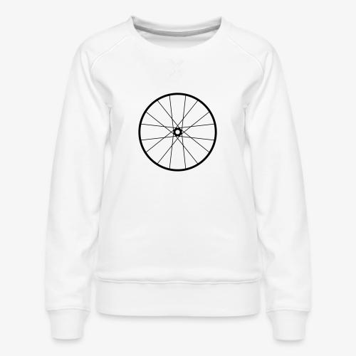 Bicycle Wheel - Women's Premium Slim Fit Sweatshirt