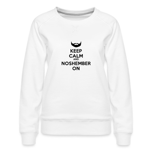 Noshember.com iPhone Case - Women's Premium Slim Fit Sweatshirt