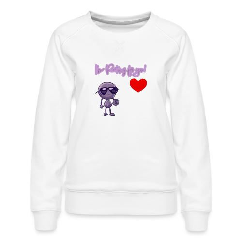 Smoon City 18_I'm Rooting For You Too - Women's Premium Slim Fit Sweatshirt