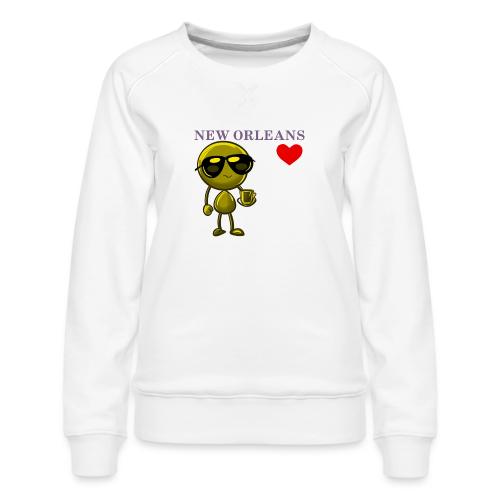 Smoon City_New Orleans - Women's Premium Slim Fit Sweatshirt