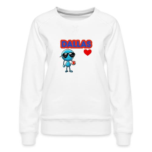 Smoon City_Dallas - Women's Premium Slim Fit Sweatshirt