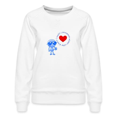 Smoon City_Cassis Provence Alpes Côte d Azur - Women's Premium Slim Fit Sweatshirt
