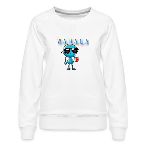 Smoon City_Wahala - Women's Premium Slim Fit Sweatshirt