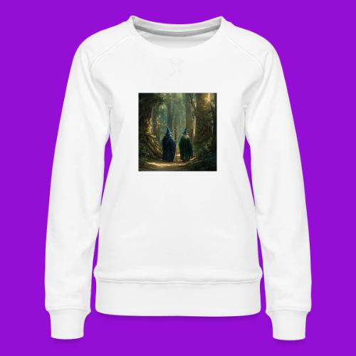 Wizards Walk - Women's Premium Slim Fit Sweatshirt