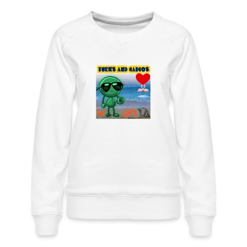 Smoon City_Turks and Caicos - Women's Premium Slim Fit Sweatshirt