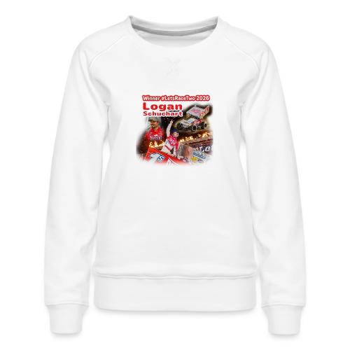 Logan Schuchart #LetsRaceTwo Winner - Women's Premium Slim Fit Sweatshirt
