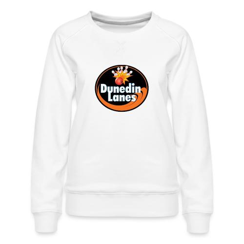 Dunedin Lanes Logo Merchandise - Women's Premium Slim Fit Sweatshirt