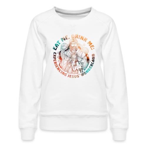 Eat Me Drink Me Podcast original logo - Women's Premium Slim Fit Sweatshirt
