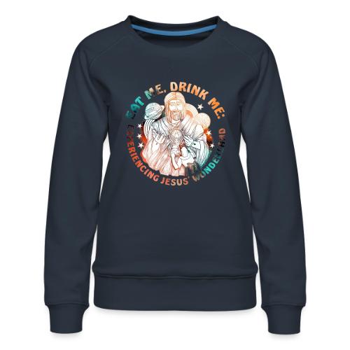 Eat Me Drink Me Podcast original logo - Women's Premium Slim Fit Sweatshirt