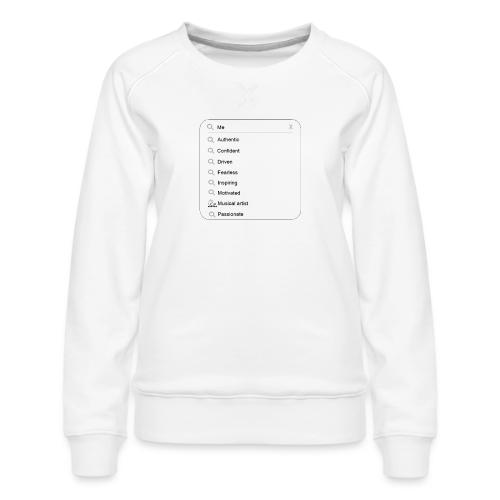 Search Me - Women's Premium Slim Fit Sweatshirt