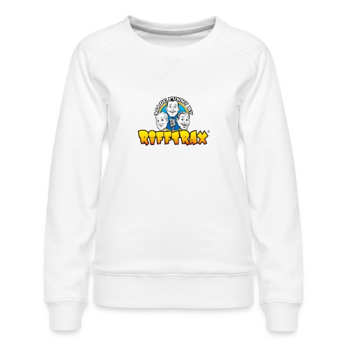RiffTrax Made Funny By Shirt - Women's Premium Slim Fit Sweatshirt