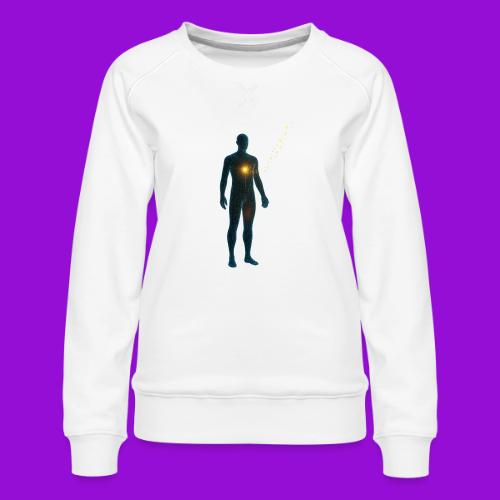 Glowing Chest Personl - Women's Premium Slim Fit Sweatshirt
