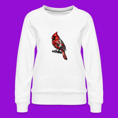 Silver Cardinal - Women's Premium Slim Fit Sweatshirt