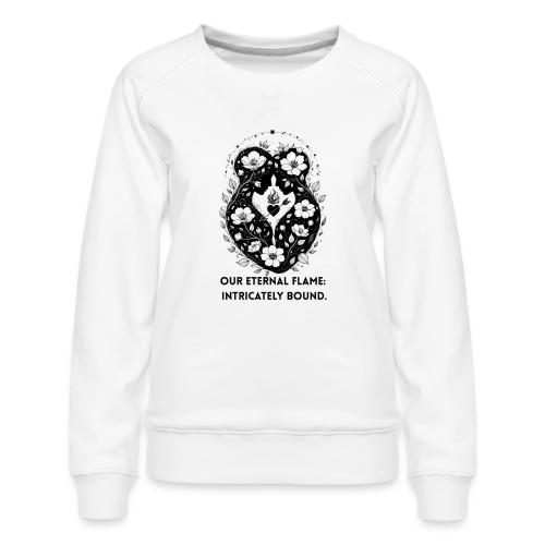 Eternal Flame of Embrace T-Shirt - Women's Premium Slim Fit Sweatshirt