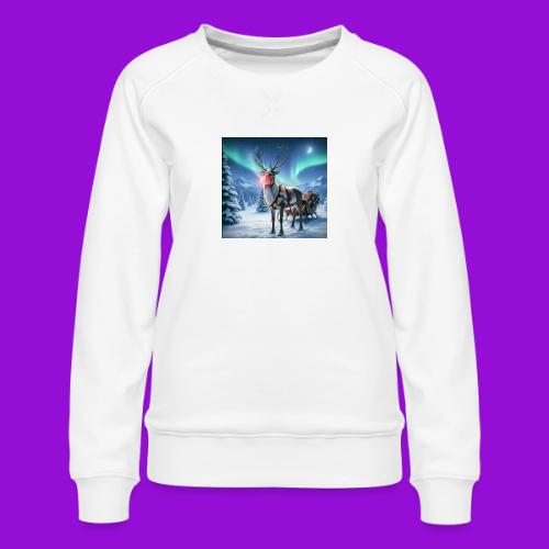 Rudolph the red nosed reindeer - Women's Premium Slim Fit Sweatshirt