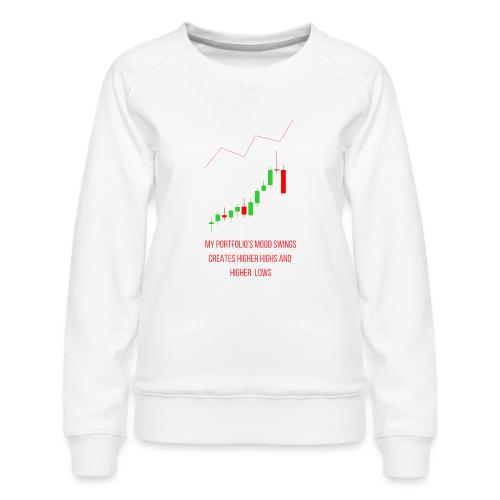 Technical Analysis Trading T-Shirt| Sarcastic - Women's Premium Slim Fit Sweatshirt