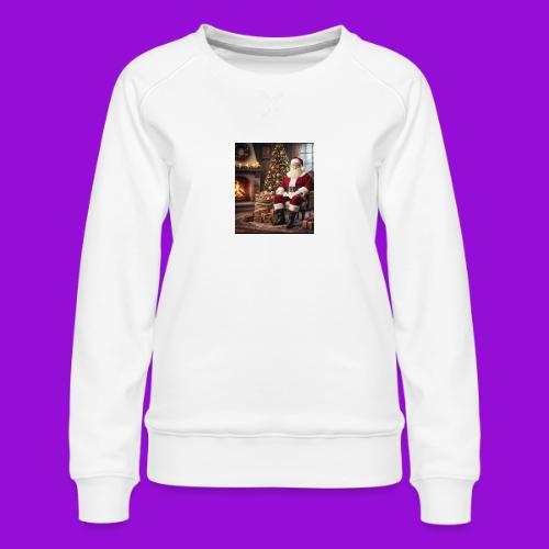 Santa Claus - Women's Premium Slim Fit Sweatshirt