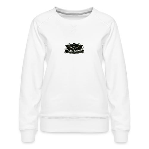 Lovely Grizzly logo - Women's Premium Slim Fit Sweatshirt