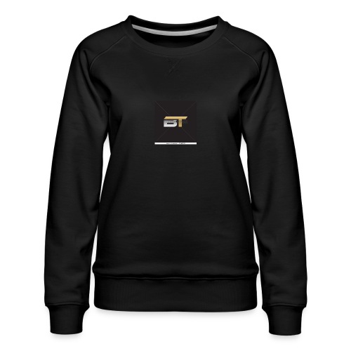 BT logo golden - Women's Premium Slim Fit Sweatshirt