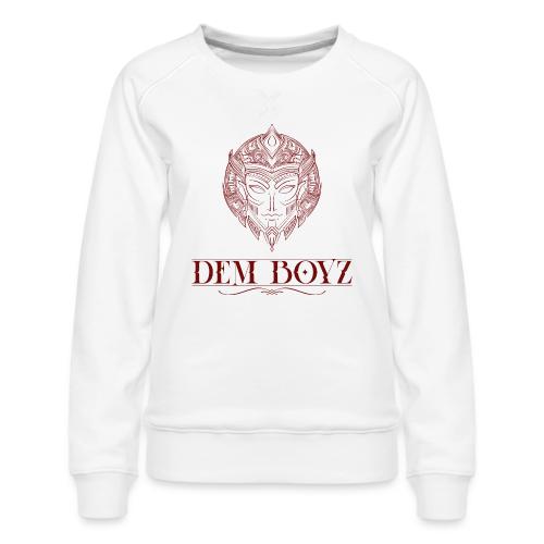 DemBoyz Full Logo (Red Edition) - Women's Premium Slim Fit Sweatshirt