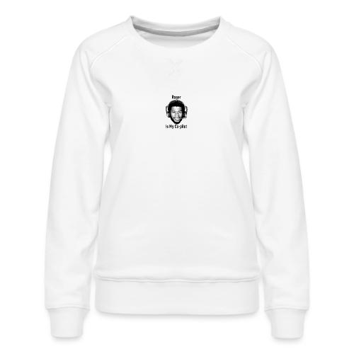 Roger is My Copilot - Women's Premium Slim Fit Sweatshirt