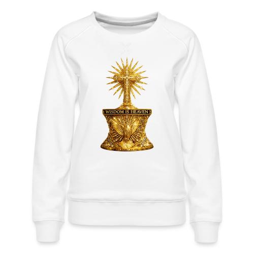 Wisdom is Heaven - Women's Premium Slim Fit Sweatshirt