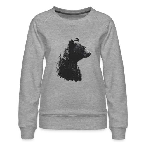 Forest Within the Bear - Women's Premium Slim Fit Sweatshirt