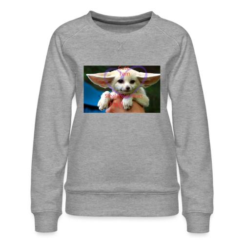 baby fox - Women's Premium Slim Fit Sweatshirt