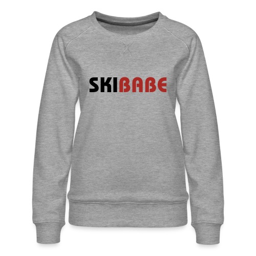 Ski Babe - Women's Premium Slim Fit Sweatshirt