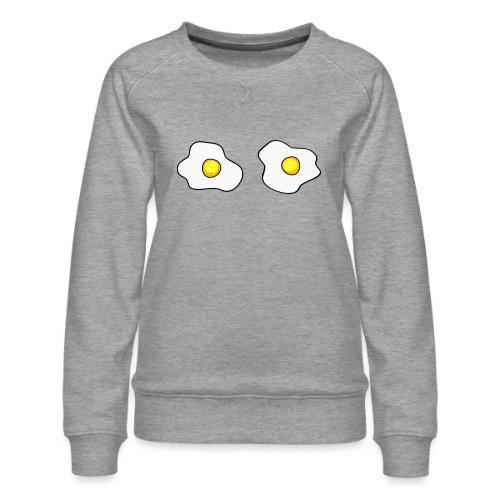 Eggs - Women's Premium Slim Fit Sweatshirt