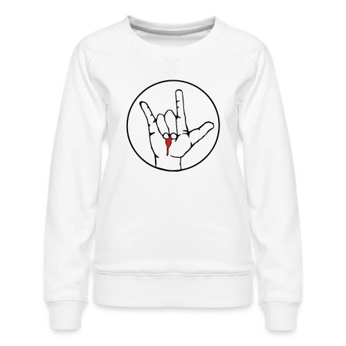 Jesus loves you - Women's Premium Slim Fit Sweatshirt