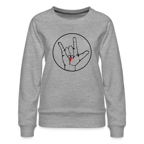 Jesus loves you - Women's Premium Slim Fit Sweatshirt