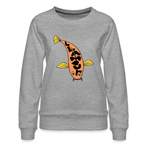 Llamour fish. - Women's Premium Slim Fit Sweatshirt