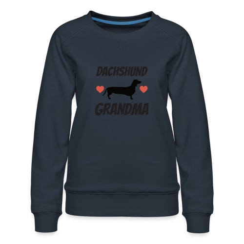 Dachshund Grandma - Women's Premium Slim Fit Sweatshirt