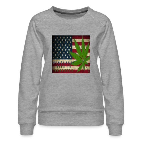 Political humor - Women's Premium Slim Fit Sweatshirt