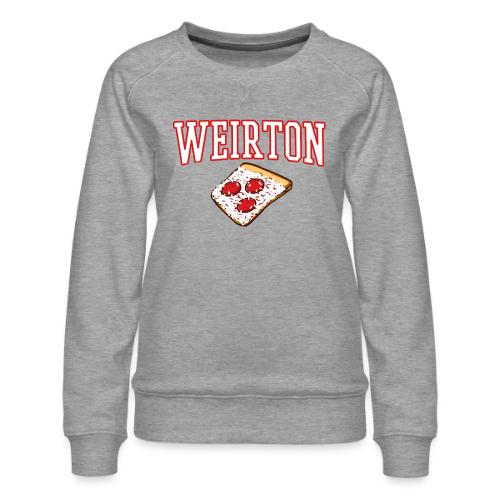 Weirton Pizza - Women's Premium Slim Fit Sweatshirt
