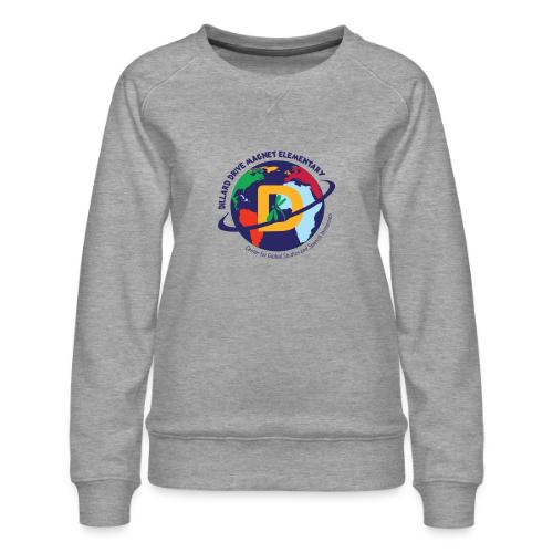2021 DDMES logo 01 - Women's Premium Slim Fit Sweatshirt