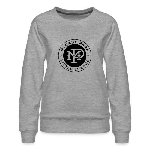 MPLL Logo White - Women's Premium Slim Fit Sweatshirt