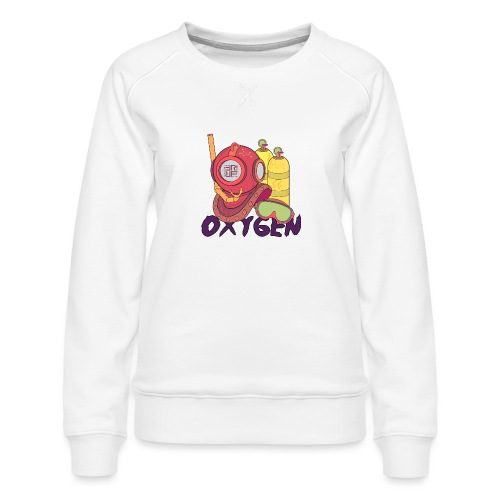 OXYGEN- ROBYN FERGUSON - Women's Premium Slim Fit Sweatshirt