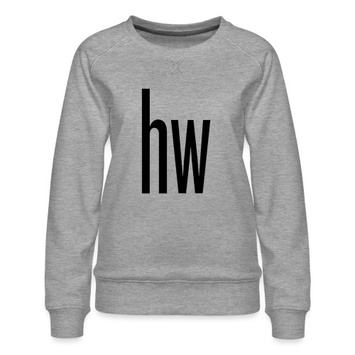 hw logo (Organic) - Women's Premium Slim Fit Sweatshirt