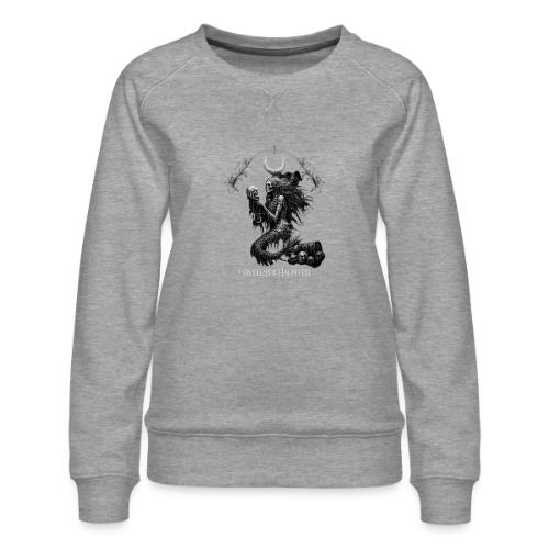 love and haunted - Women's Premium Slim Fit Sweatshirt