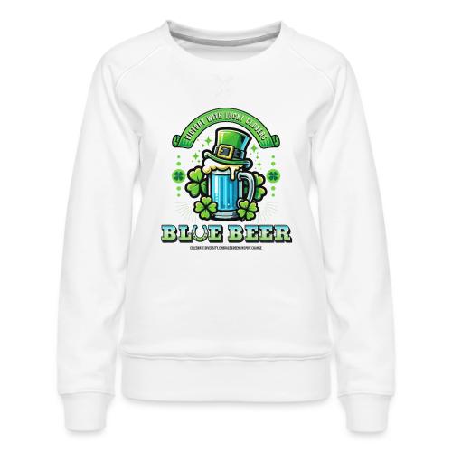 Blue Beer - Women's Premium Slim Fit Sweatshirt