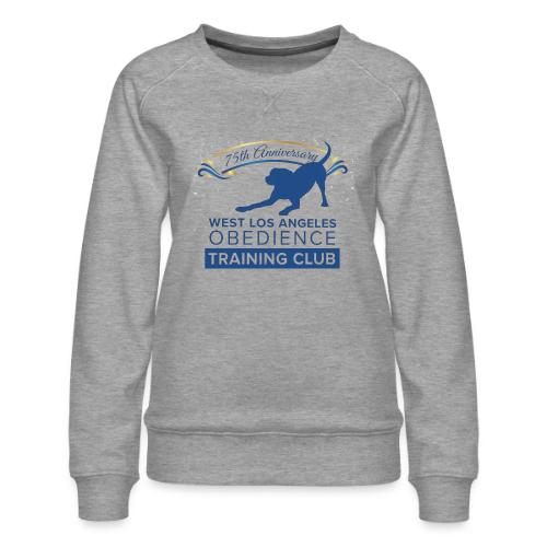 75th Anniversary - Women's Premium Slim Fit Sweatshirt