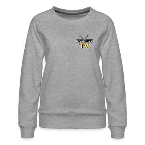 Rockefellas TV Outlined Logo Tee - Women's Premium Slim Fit Sweatshirt