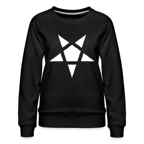 Rugged Pentagram - Women's Premium Slim Fit Sweatshirt