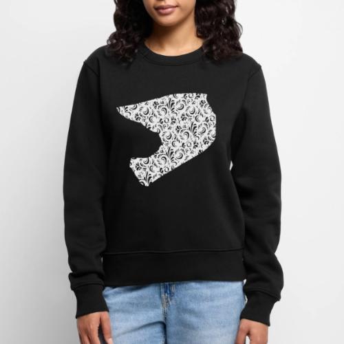 Floral Helmet - Women's Premium Slim Fit Sweatshirt