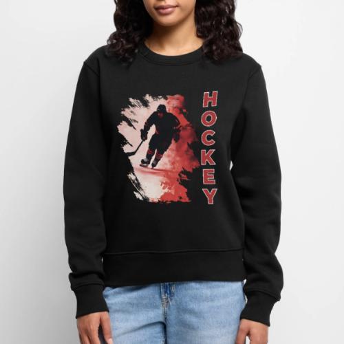 Hockey Fire - Women's Premium Slim Fit Sweatshirt