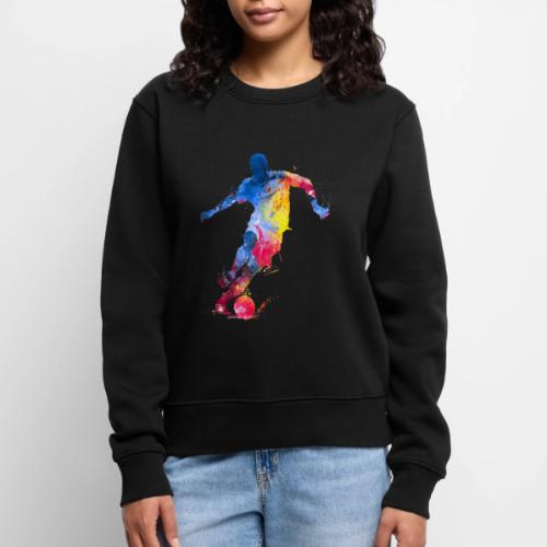 Soccer: Splash Kick - Women's Premium Slim Fit Sweatshirt