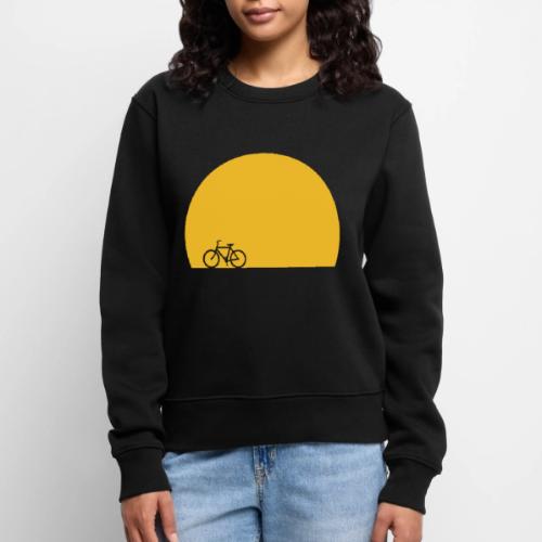 Sundown Bicycle - Women's Premium Slim Fit Sweatshirt